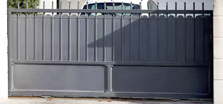 Metal Driveway Gate Installation Long Branch